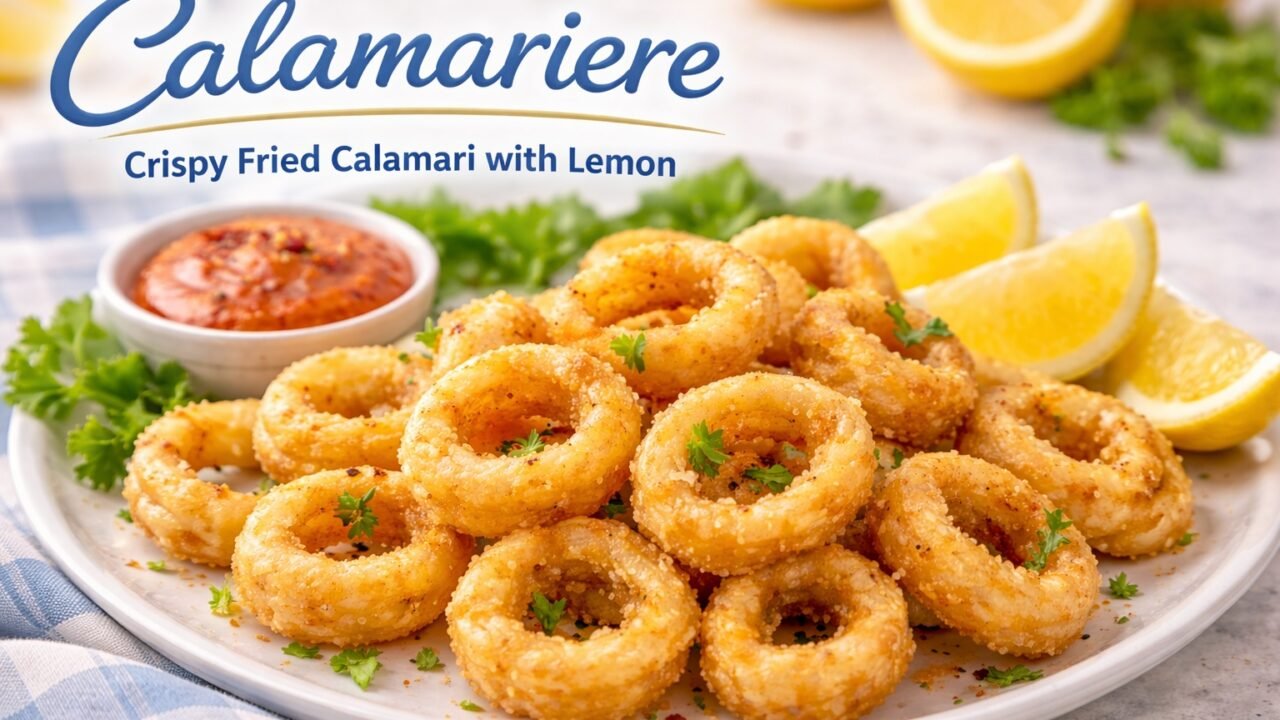 Calamariere with Lemon: Classic Fried Squid Dish