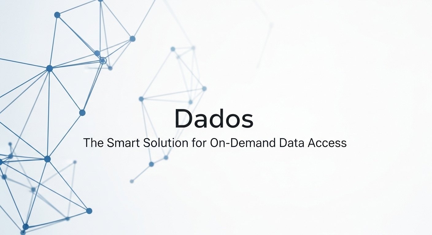 Business professional accessing real-time data on a laptop with cloud-based Dados as platform dashboard.