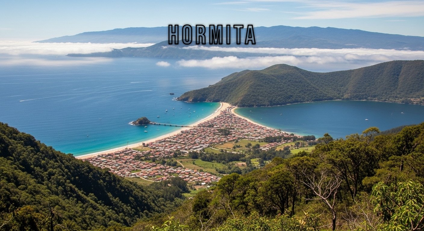 Scenic view of Hormita’s lush forests, rivers, and mountains showcasing its natural beauty and adventure opportunities.