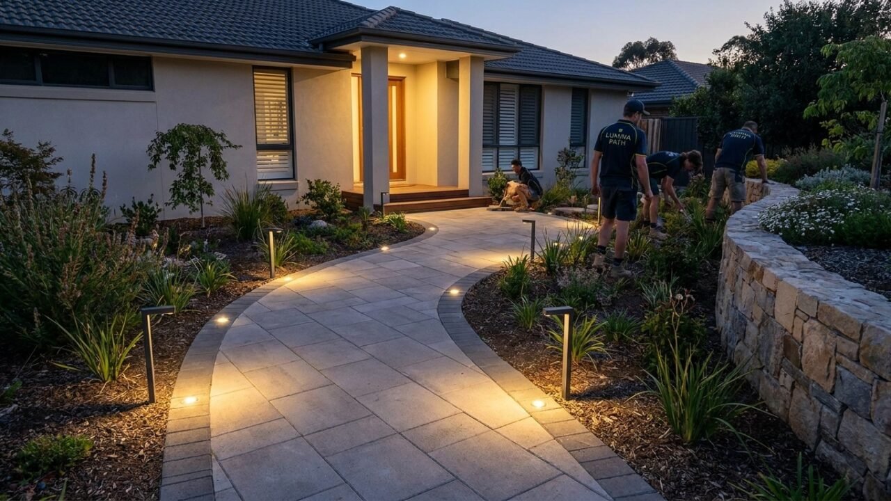 Modern Paver Lighting Installation Services That Enhance Nighttime Safety, Outdoor Visibility, and Landscape Elegance